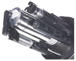 OEM Datasonde 5X OEM Datasonde sensors viewed with Temperature, pH, LDO optical Dissolved oxygen, conductivity, salinity, TDG, Cleaning brush