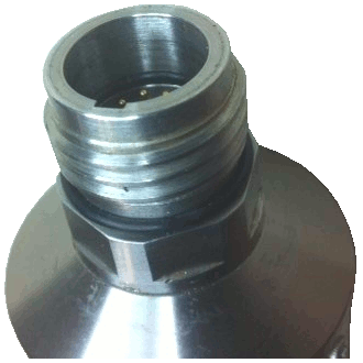 HT6 Bulkhead connector with recessed pins with no possibility for cross threading